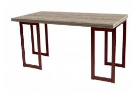 Стол Трансформер металлический дуб дымчатый шоколад