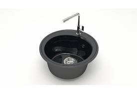 Мойка круглая Венди Z4Q4 черный